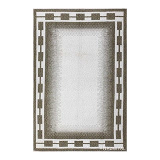 Nazmiyal Collection Reversible Vintage Double Sided Swedish Kilim Rug For Sale