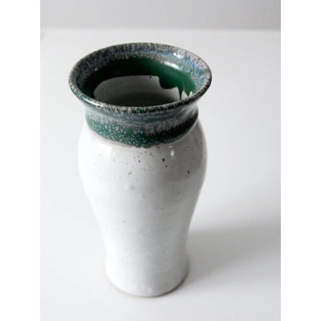 Ceramic Vintage Studio Pottery Vase For Sale - Image 7 of 10