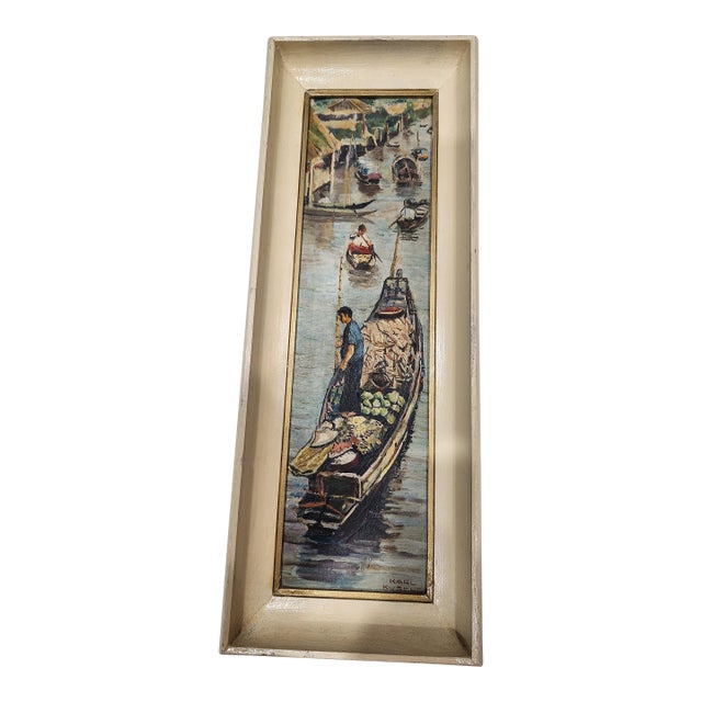 Original Karl Kusche Signed Oil Painting by Karl Kusche For Sale