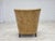 Brown Danish Beech Armchair with Corduro Upholstery, 1950s, For Sale - Image 8 of 18