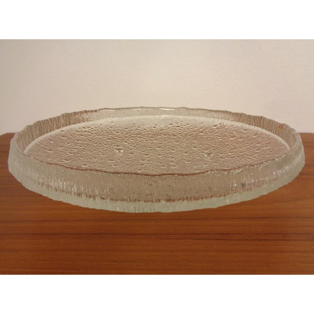 Large Glass Bowl by Tapio Wirkkala for Iittala, Finland, 1960s For Sale - Image 6 of 14