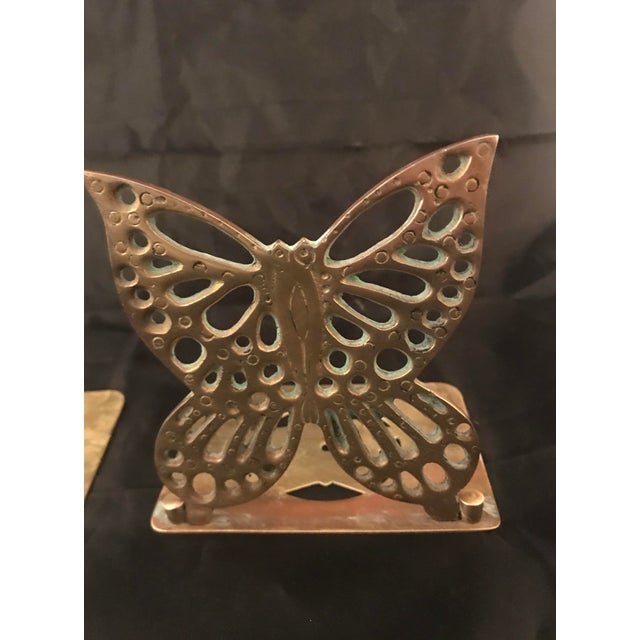 Vintage Brass Butterfly Bookends a Pair Chairish