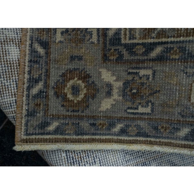 Textile Turkish Oushak Rug 1'7" x 2'5" #20139 For Sale - Image 7 of 8