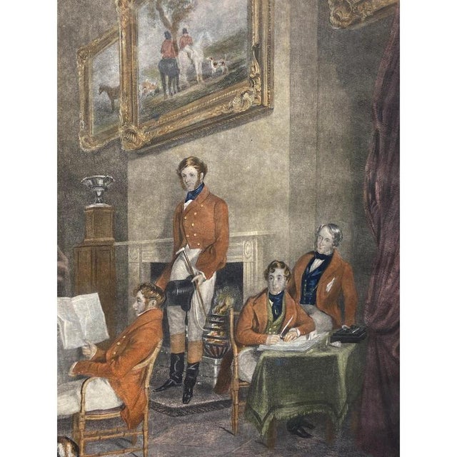 Francis Grant, The Melton Breakfast, 1839, Engraving, Framed For Sale - Image 6 of 10
