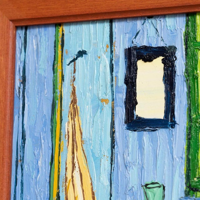 Dutch Artist Geelong after Van Gogh, The Bedroom, 1970s, Oil Painting, Framed For Sale - Image 9 of 12