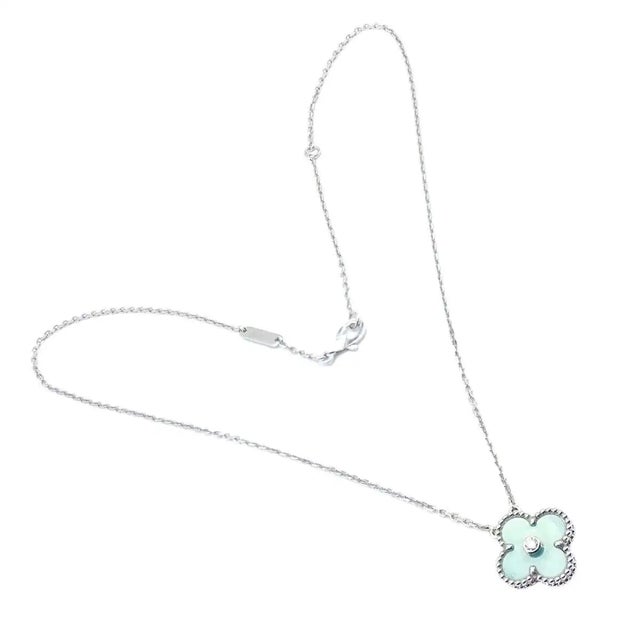 Van Cleef & Arpels Diamond Celadon Sevres Porcelain White