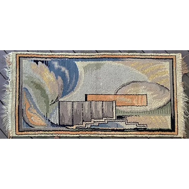 1929 - 1930 Otto Nagel Art Deco Wool Pile Textile Art For Sale In New York - Image 6 of 6