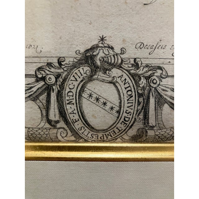 1608 Antonio Tempesta Engraving and Etching For Sale In San Francisco - Image 6 of 6