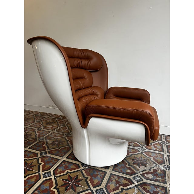 Animal Skin Elda Chair by Joe Colombo for Longhi, 2010s For Sale - Image 7 of 18