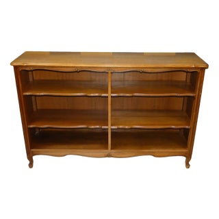 Chippendale Double Shelf Bookcase, 1960s For Sale