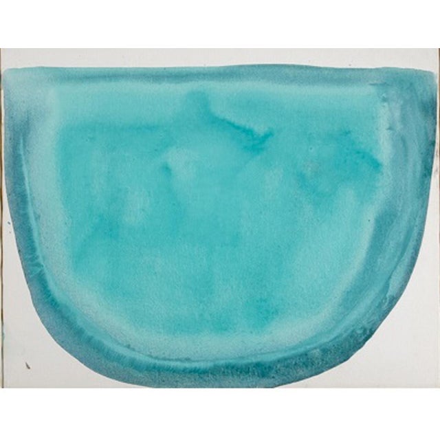 Coastal Minimalism: Robert Miller 'Near Tibet' Five-Panel Oil Painting Dated 1998 This spectacular, large-scale...