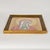 Gold Vintage Framed Needlepoint Icon Virgin Mary Greece For Sale - Image 8 of 13