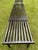 Beautiful and versatile expandable mid century minimalist wood slat bench designed by John Keal for Brown Saltman, circa...