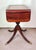 Sienna 1940s Restored Mersman Mahogany Drop-Leaf Silverware Chest Table With Tooled Leather Top For Sale - Image 8 of 12