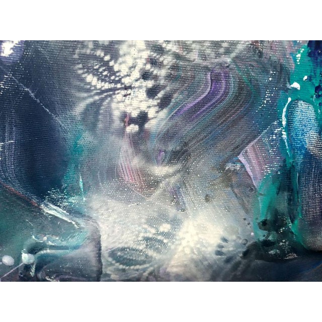 Textile Ovidiu Kloska, Silent Genesis, Acrylics on Canvas For Sale - Image 7 of 10