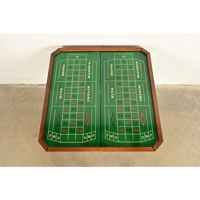 Italian Louis XVI Kingwood Inlaid Marquetry Flip Top Game Table For Sale - Image 11 of 16