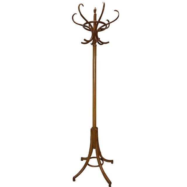 Free Standing Coat Rack in the style of Thonet, 1950s For Sale