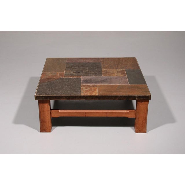 Norwegian Slate Coffee Table from the Mountains of Otta, 1960s For Sale - Image 3 of 11