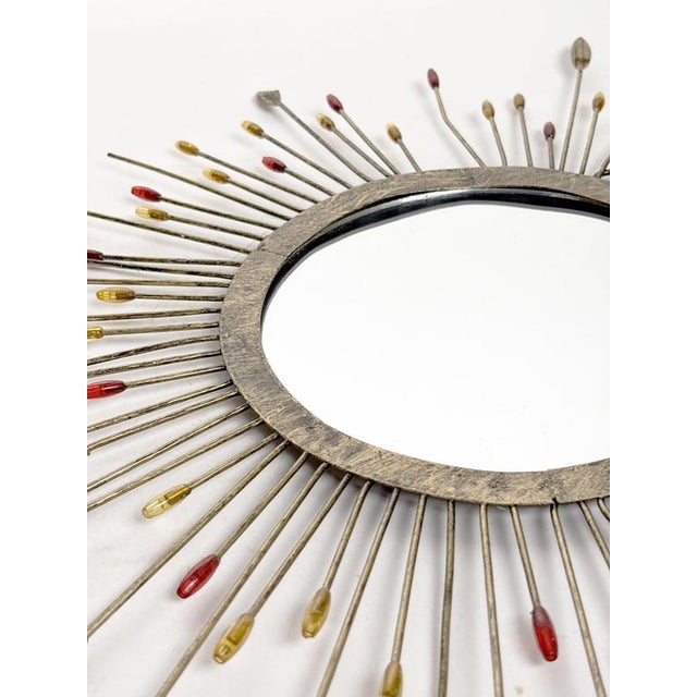 Small Metal Mirror, France, 1970s For Sale - Image 12 of 14
