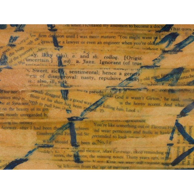 Mid 20th Century Mid 20th Century Diagram on Newsprint For Sale - Image 5 of 6