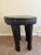 Antique Hand-Carved Wood and Iron Side Table With Sculptural Primitive Form For Sale - Image 9 of 14
