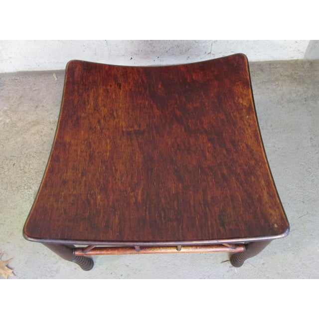 English Egyptian Revival Style Thebes Stool Circa 1920 For Sale In New York - Image 6 of 9
