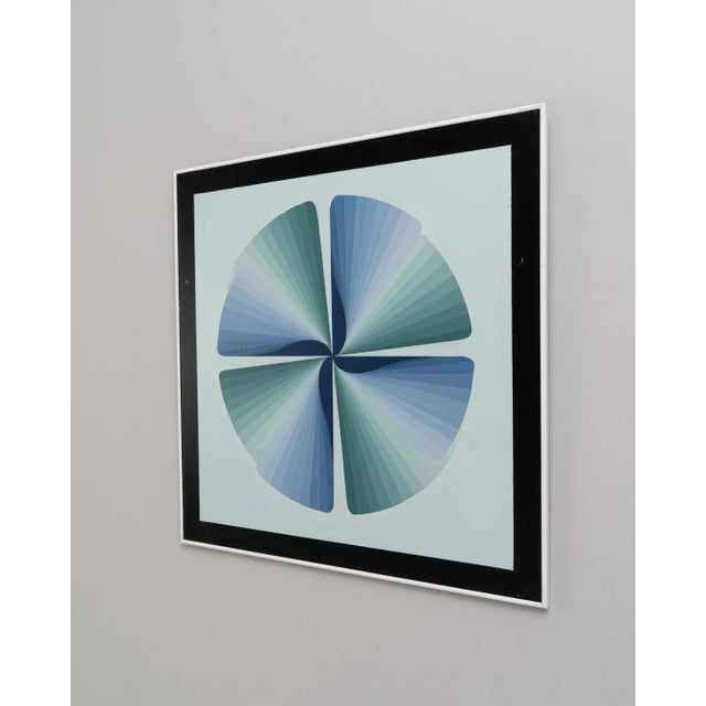 Traditional 20th Century Belgian Artwork With Metal Frame By Rene Berdal For Sale - Image 3 of 8