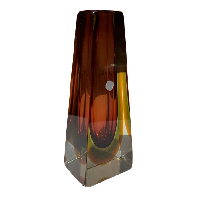 Murano Vase Sommerso Attr Pavel Hlava Italy Mid Century Modern For Sale