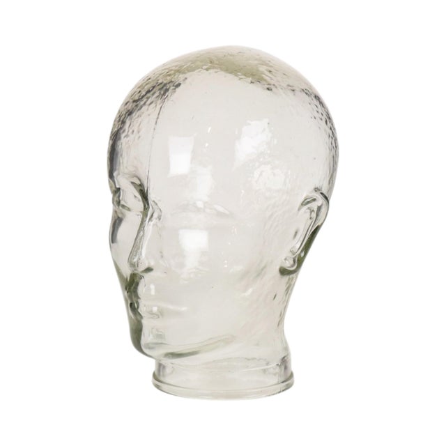 Heavy Glass Head Display Mannequin for Headphones, 1960s For Sale - Image 10 of 16