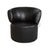 Animal Skin Set of Model 684 Lounge Chair and Ottoman in Black Leather from Rolf Benz For Sale - Image 7 of 17