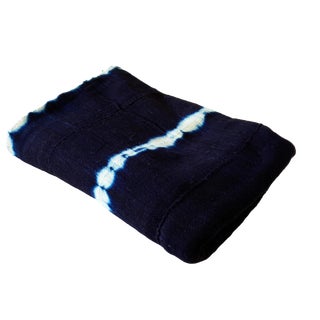 Fine Weaving Mali Indigo Mud Cloth Textile For Sale