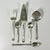 Oneida Early 20th Century Art Deco Hollywood Regency Silverplate Serving Utensils - Set of 6. For Sale - Image 4 of 14