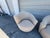 Weiman Pair of Vladimir Kagan for Weiman Nautilus Swivel Chairs For Sale - Image 4 of 14