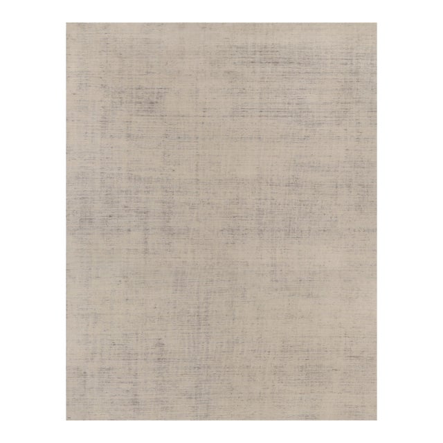 Rug & Kilim’s Oversized Contemporary Textural Rug in Beige-Brown Tones - 14x18 For Sale