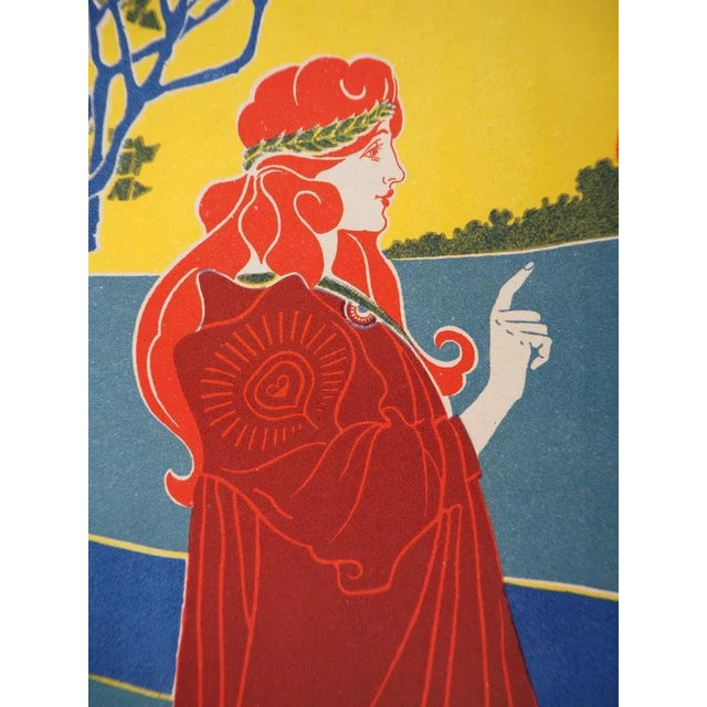 Louis John Rhead, The Sun, 1895, Original Lithograph For Sale - Image 5 of 12