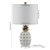 Not Yet Made - Made To Order Safavieh Sonny Ceramic Table Lamp - White For Sale - Image 5 of 6