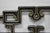 Vintage Chinoiserie Black Gold Ebonized Chinese Fretwork Queen Sz Bed Headboard For Sale In Philadelphia - Image 6 of 14