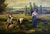 Emilio Pergola, Italian Pastoral Landscape with Figures, 1990s, Oil on Canvas For Sale - Image 3 of 7