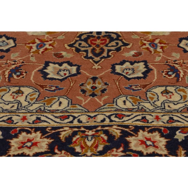 Late 20th Century Small Vintage Persian Tabriz Rug - 03'05 X 05'01. For Sale - Image 5 of 8