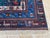 Teal Vintage Teal Wool Kazak-Style Tribal Rug 9 X 13 For Sale - Image 8 of 17