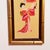 Vintage Geisha Needlepoint Panel — Three Figures in Kimono, Gilt Bamboo Frame, Chinoiserie For Sale - Image 4 of 8