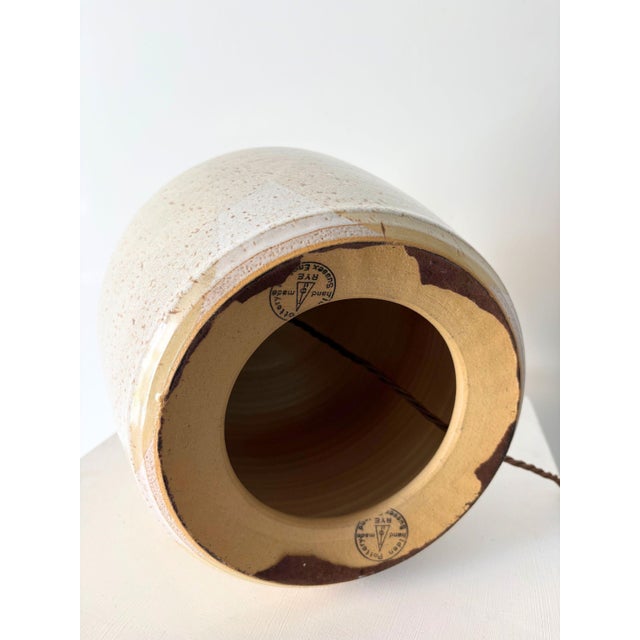 Large Mid-Century Studio Pottery Table Lamp, Britain, 1960s For Sale - Image 6 of 8