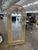 1970s Large Vintage Arched Bamboo Floor Mirror For Sale - Image 5 of 6