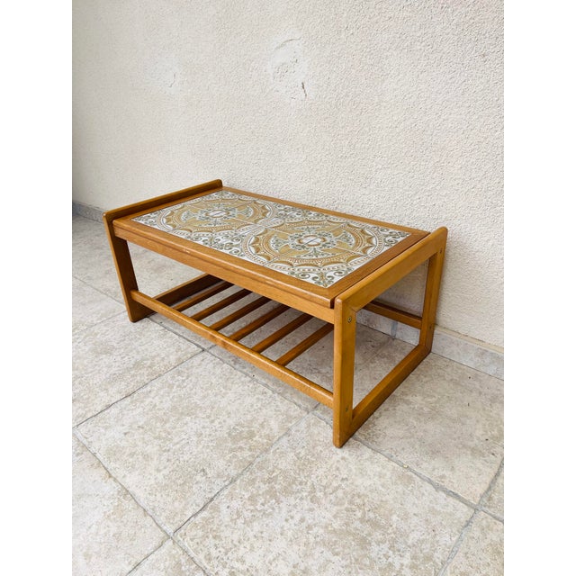 Mid-Century Modern Scandinavian Teak Coffee Table, 1960 For Sale - Image 3 of 9