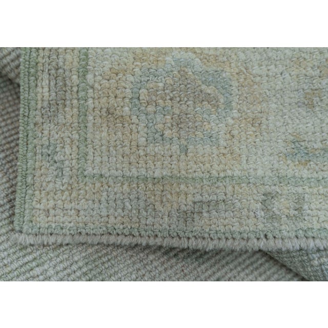 Brown Turkish Oushak Rug 2'6" x 10'1" #19416 For Sale - Image 8 of 8
