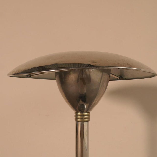 Art Deco Steel Lamp For Sale - Image 3 of 14
