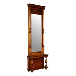 Antique Mirror Console Table For Sale
