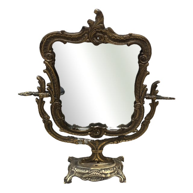 Brass Vanity Mirror, 2000s For Sale
