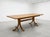 1990s Mid-Century Modern Scandinavian Minimalist Teak Dining Table, 1990s For Sale - Image 5 of 5