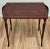 Antique Leather Inset Top Carved Wood Tea Table For Sale - Image 4 of 12
